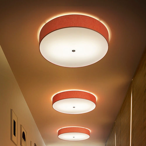 Современный потолочный светильник - DICOVOLANTE - modo luce - круглый / из ткани / LED