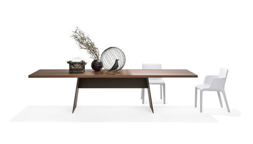 Современный стол - TADEO - Walter Knoll - из цельной древесины / с удлинителем