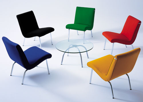 Современное низкое кресло - VOSTRA - Walter Knoll - из ткани