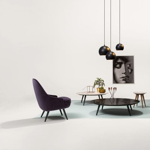 Современный журнальный столик - 375  - Walter Knoll - из мрамора / из оникса / из цельной древесины