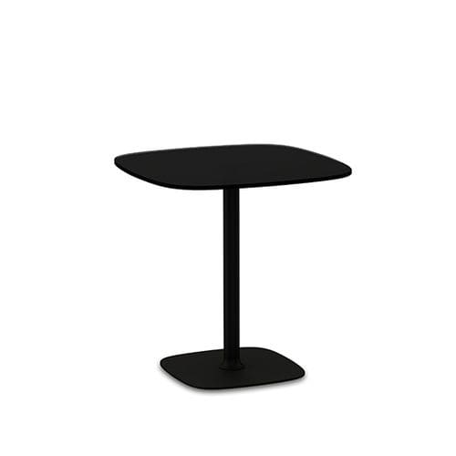 Современный вспомогательный столик - LOX - Walter Knoll - из стекла / из ламината высокого давления / квадратный
