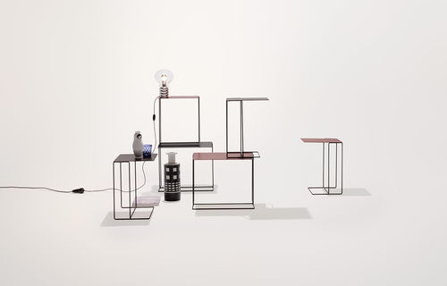 Современный вспомогательный столик - OKI - Walter Knoll - из меди / из бронзы / прямоугольный
