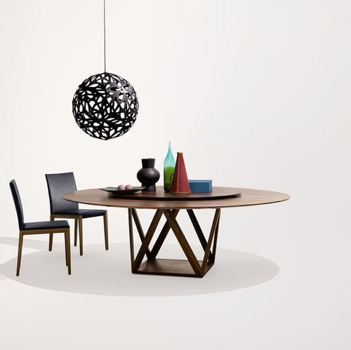 Современный обеденный стол - TOBU - Walter Knoll - из дерева / круглый / для бытового использования