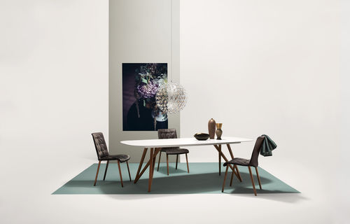 Современный cтул - LIZ - Walter Knoll - для интерьера / из ткани / из кожи