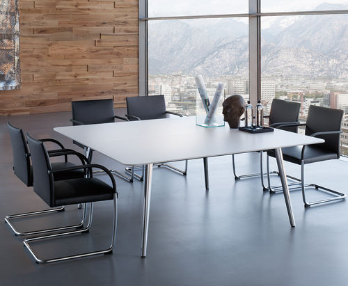 Современный cтул - GEORGE - Walter Knoll - для интерьера / штабелируемый / консольный