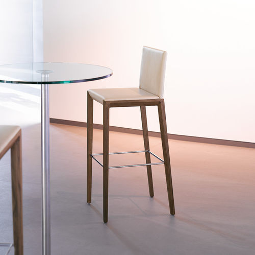Современный барный стул - ANDOO - Walter Knoll - из дуба / обитый / для бытового использования