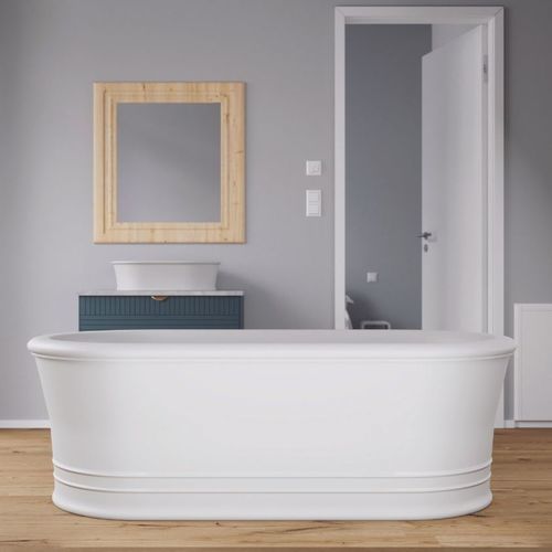 Овальная ванна - VICTORIA - Dado Creations Pty (LTD) - островная / из Solid Surface / из минерального сплава