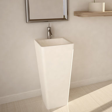 Раковина на ножке - EDITH - Dado Creations Pty (LTD) - из Solid Surface / из минерального сплава / цветная