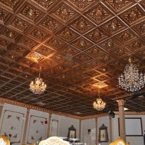 Подвесной потолок из ПВХ - 215 - DECORAIDS DECORATING SOLUTIONS PVT LTD. - из плит / огнестойкий / влагостойкий