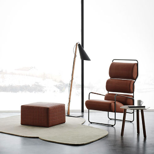 Современное кресло - SANCARLO - Tacchini - из ткани / коричневое / Achille Castiglioni