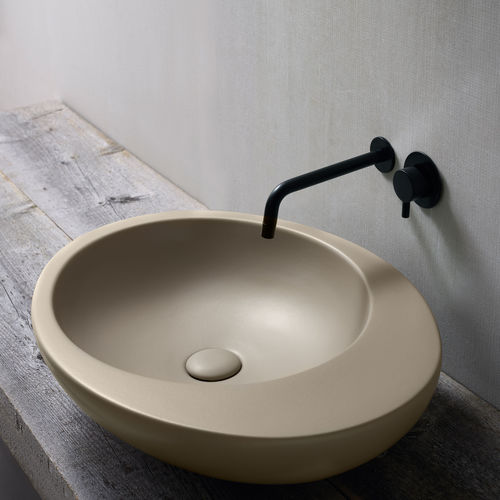 Настольная раковина - LE GIARE - AVENA - Ceramica Cielo - из керамики / овальная / без отверстия