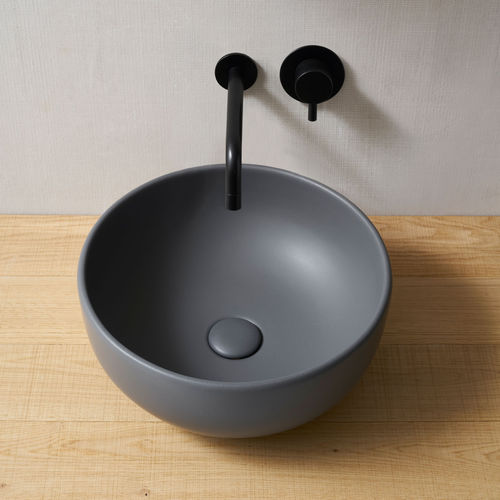 Настольная раковина - SHUI - CEMENTO - Ceramica Cielo - из керамики / круглая / современная