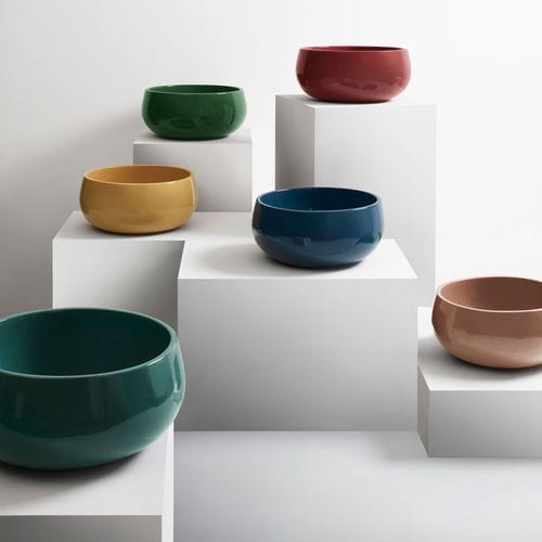 Настольная раковина - TINO - SMERALDONINFEAOLTREMAREANEMONEALGACORALLO - Ceramica Cielo - из керамики / круглая / современная
