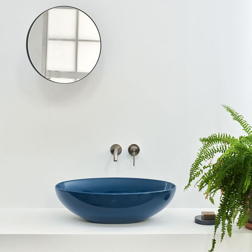 Настольная раковина - ECO SMALL - OLTREMARE - Ceramica Cielo - из керамики / овальная / без отверстия