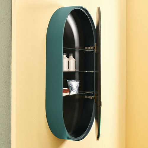 Настенное зеркало для ванной комнаты - OVAL BOX - SMERALDO - Ceramica Cielo - для гостиницы / для гостиничного номера / для салона красоты