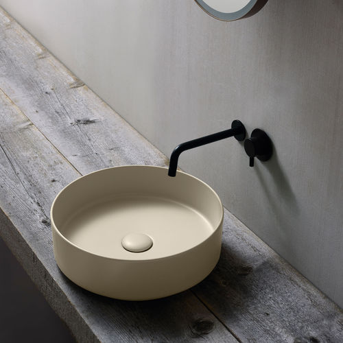 Настольная раковина - SHUI COMFORT - CANAPA - Ceramica Cielo - из керамики / круглая / без отверстия