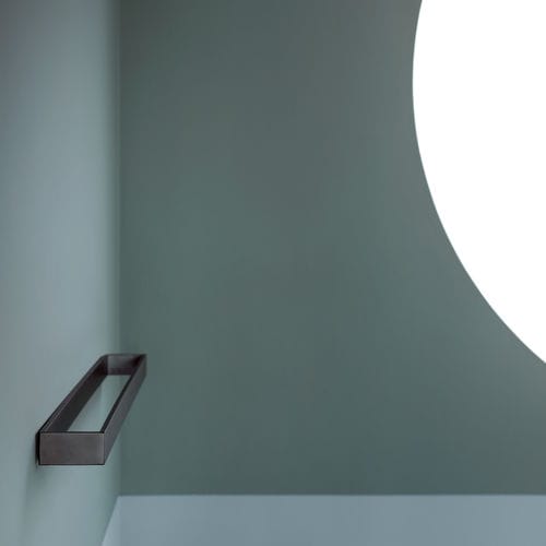 Вешалка для полотенец 1 держатель - ACCESSORI - MATT BLACK - Ceramica Cielo - настенная / из металла