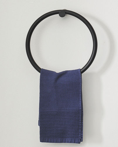 Кольцевая вешалка для полотенец - ACCESSORI - MATT BLACK - Ceramica Cielo - настенная / из металла