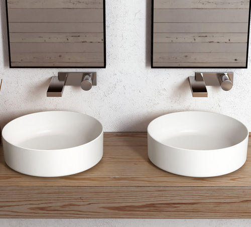 Настольная раковина - SHUI COMFORT TALCO - Ceramica Cielo - из керамики / двойная / круглая