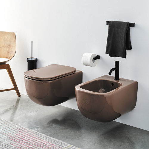 Подвесной унитаз - ERA - NINFEA - Ceramica Cielo - из керамики / для бытового использования / овальный