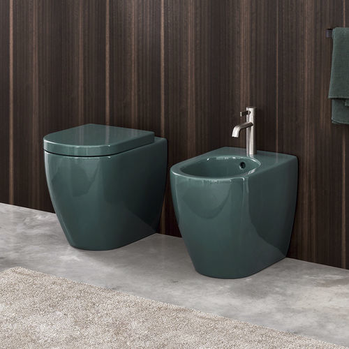 Напольный унитаз - SMILE - SMERALDO - Ceramica Cielo - из керамики / для бытового использования / с удлиненной чашей