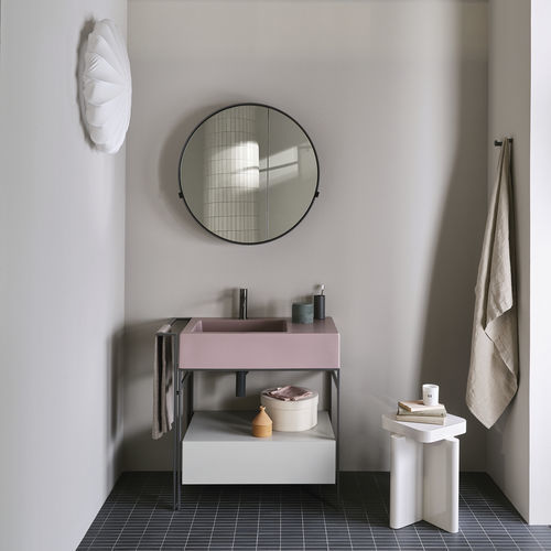 Напольная тумба под умывальник - NARCISO MINI - Ceramica Cielo - из керамики / из металла / современная