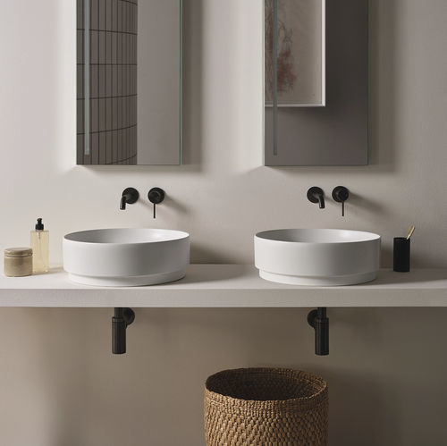 Настольная раковина - MARE - MRLAT - BIANCO - Ceramica Cielo - из керамики / круглая / без отверстия