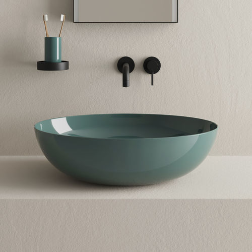 Настольная раковина - Era - Smeraldo - Ceramica Cielo - из керамики / овальная / без отверстия