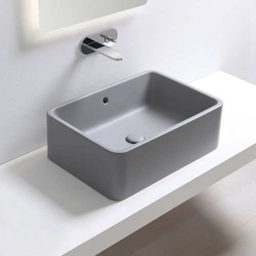 Настольная раковина - Shui comfort - Brina - Ceramica Cielo - из керамики / прямоугольная / без отверстия