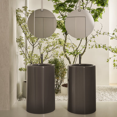 Раковина стелла - Itaca 345 - Ceramica Cielo - из керамики / двойная / круглая