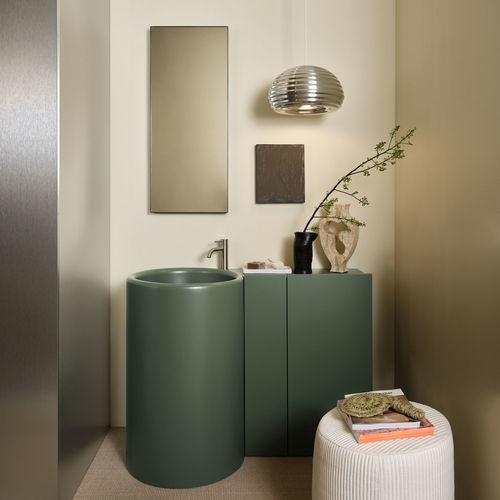Напольная тумба под умывальник - ITACA 90 - Ceramica Cielo - из дерева / из керамики / современная
