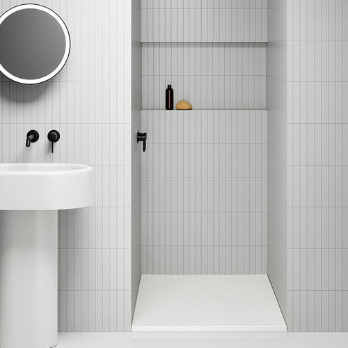 Ультратонкий душевой поддон - INFINITO NEW - H3 - Ceramica Cielo - из керамики / по индивидуальному заказу / белый