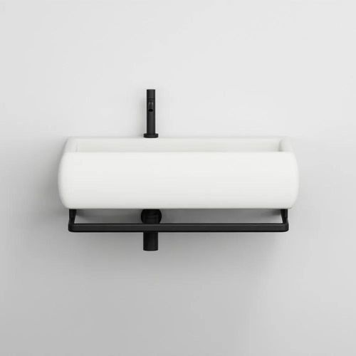 Подвесная раковина - TESEO 75 - Ceramica Cielo - из керамики / со встроенными полотенцесушителями / глянцевая