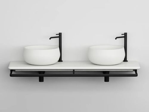 Настенный стеллаж - TESEO 140 - Ceramica Cielo - современный / из керамики / для ванной комнаты
