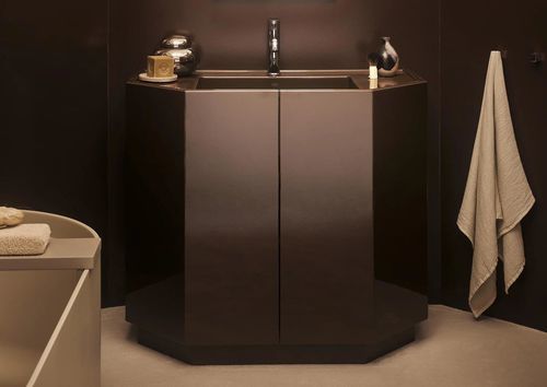 Тумба с раковиной бытового применения - ERMES - Ceramica Cielo - для бытового использования