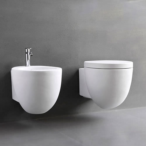 Подвесной унитаз - LE GIARE - TALCO - Ceramica Cielo - из керамики / с двойным выпуском