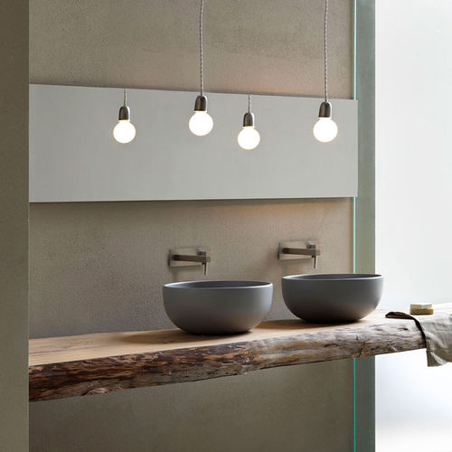 Настольная раковина - SHUI - BRINA - Ceramica Cielo - из керамики / с регулируемым зеркалом / круглая