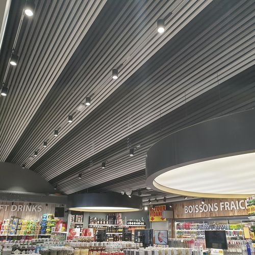 Акустический подвесной потолок - HeartFelt® Linear - Hunter Douglas Architectural - из фетра / из полиэстера / из реек