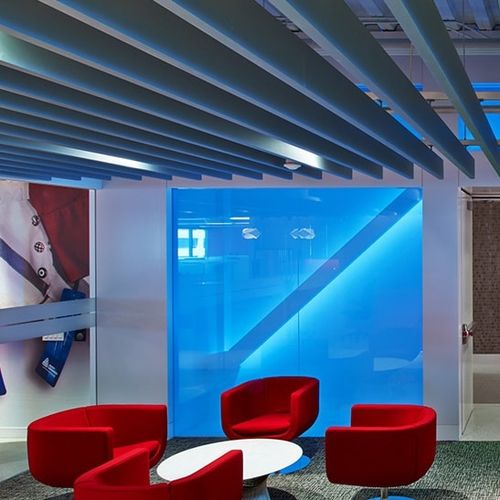 Акустический баффл алюминий - Luxalon® Sedes - Hunter Douglas Architectural - потолочный / прямоугольный / декоративный