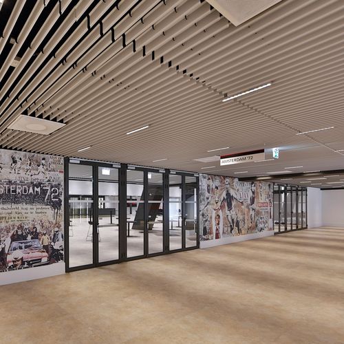 Подвесной потолок из алюминия - Luxalon® V100 / V200 Screens - Hunter Douglas Architectural - из панелей / из реек / для офиса