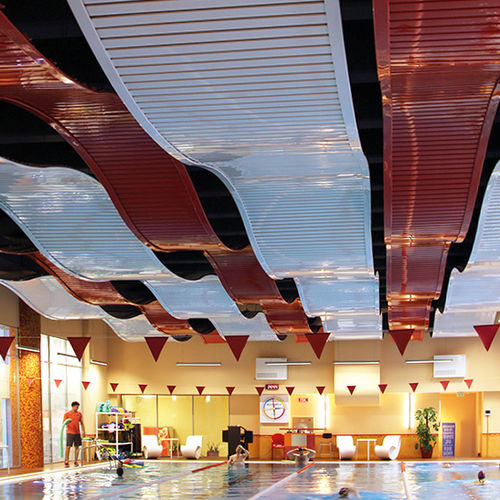 Подвесной потолок из металла - Luxalon® Curved Carrier - Hunter Douglas Architectural - из панелей / для офиса / для конференц-зала