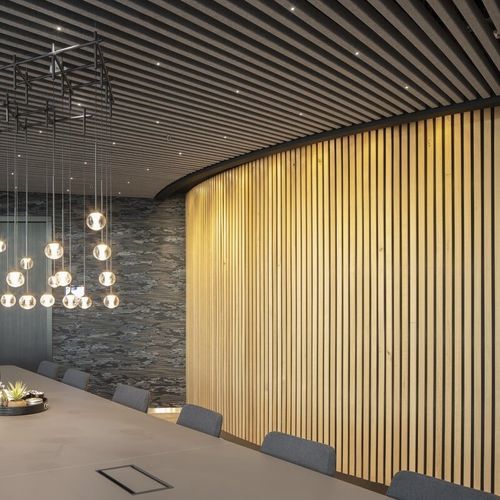 Акустическая панель для потолков - HeartFelt&reg; PareauLux - Hunter Douglas Architectural - из фетра / из ПЭС / прямоугольная