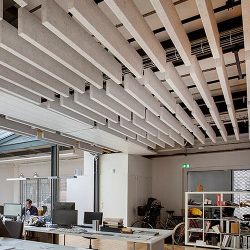 Акустический баффл из ПЭС - HeartFelt® Baffles - Hunter Douglas Architectural - потолочный / настенный / прямоугольный