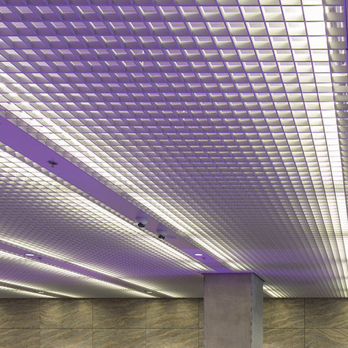 Подвесной потолок из металла - Luxalon® Cell C40 / C50 - Hunter Douglas Architectural - из плит / для офиса / для конференц-зала