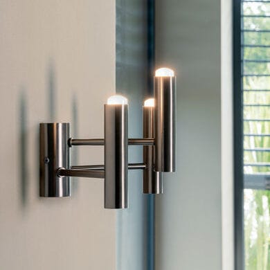 Современный настенный светильник - CHARME A - Riflessi - для интерьера / из лакированного металла / цилиндрический