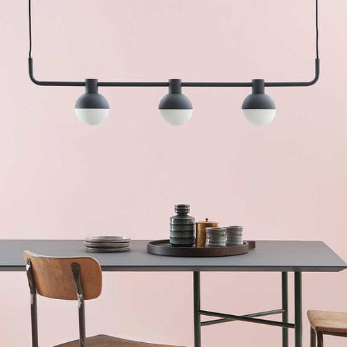 Подвесная лампа - FABIAN HORIZONTAL - Frandsen Lighting - из металла / из стекла / современная