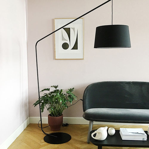 Напольная лампа - LOBBY - Frandsen Lighting - из металла / из ткани / современная
