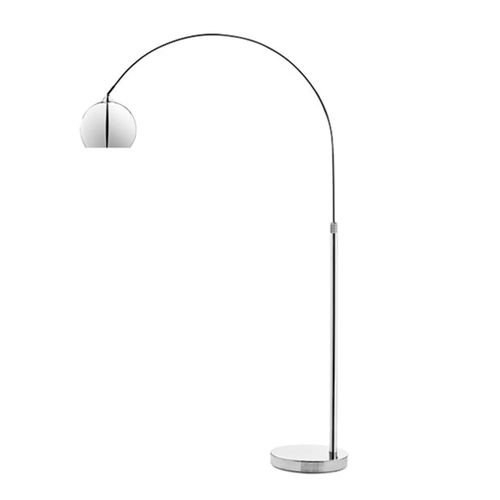 Напольная лампа - LOUNGE MINI - Frandsen Lighting - из хромированного металла / современная / проводная