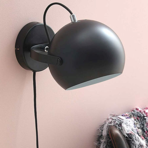Современный настенный светильник - BALL WITH HANDLE - Frandsen Lighting - для интерьера / из меди / круглый