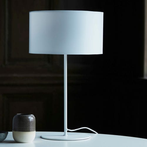 Настольная лампа - CYLINDER - Frandsen Lighting - из металла / современная / проводная
